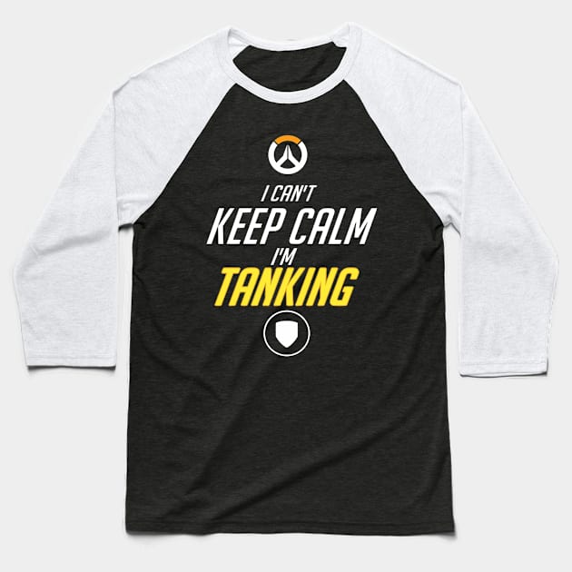 tanking Baseball T-Shirt by Amacha